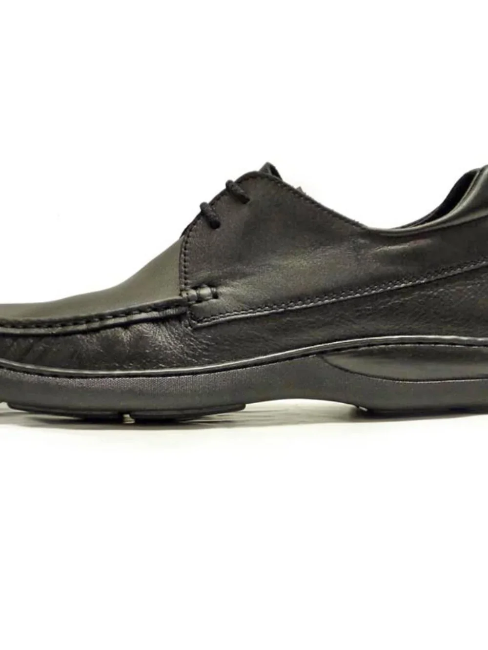 5422 Paco Black Leather Lace up Pinosos Made in Spain